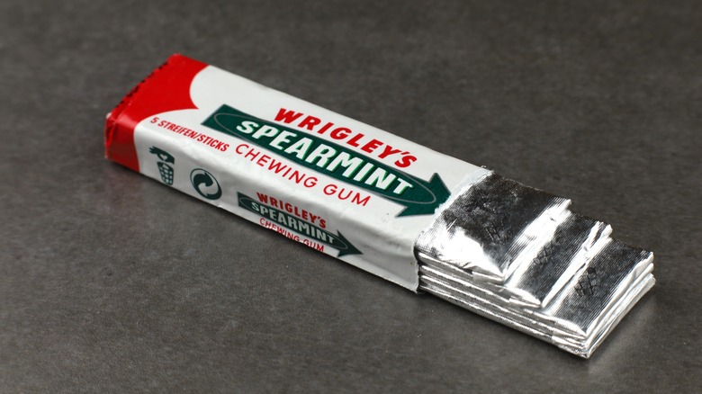 Pack of Wrigley's Spearmint gum