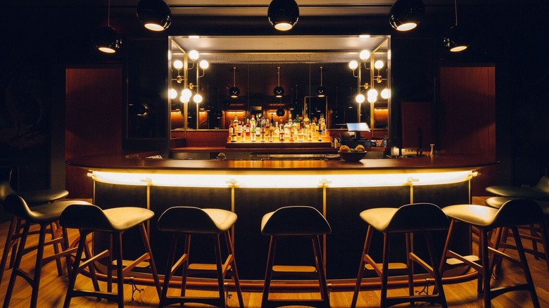 Inside Allegory speakeasy