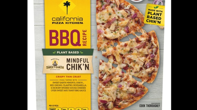 BBQ Chik'n Pizza box 