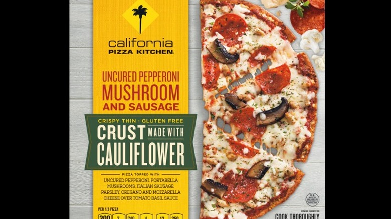 Pepperoni, Mushroom and Sausage Pizza