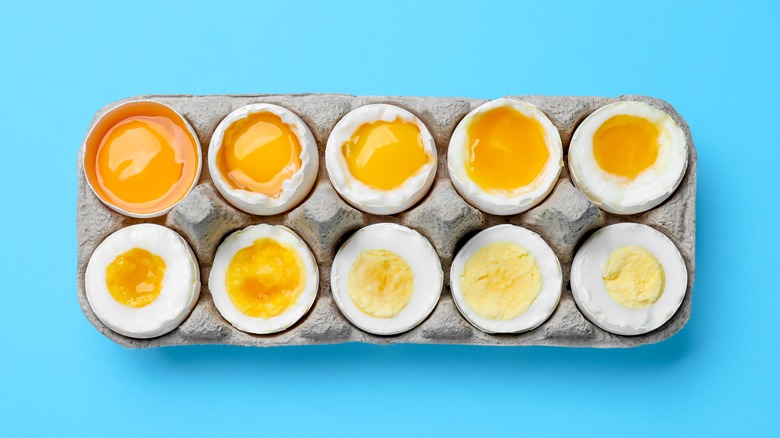 soft to hard boiled eggs