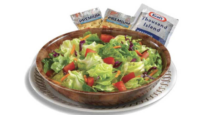 Garden salad in a bowl