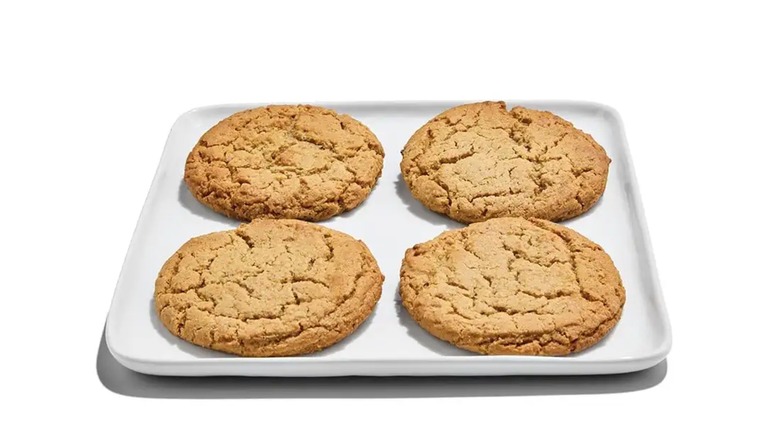 A tray of 4 Whole Foods Market Honey Graham Brown Butter Cookie