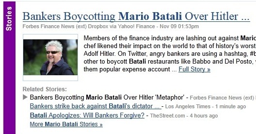 Yahoo! Thinks Guy Fieri Is Mario Batali