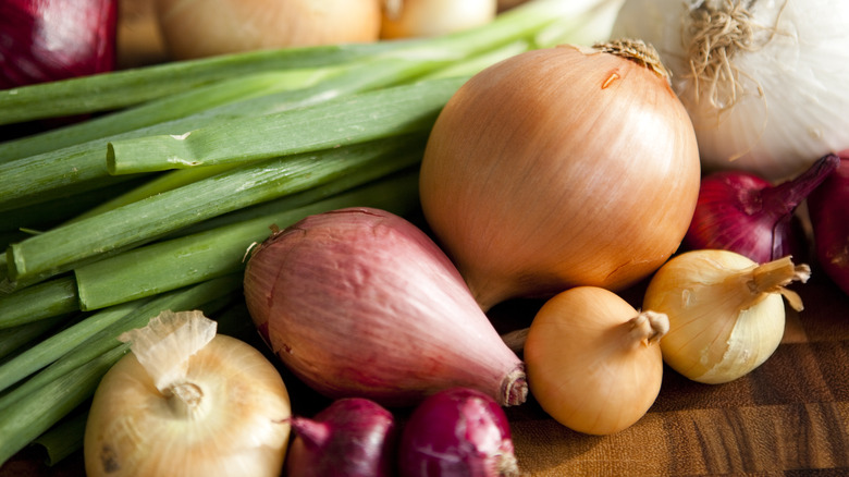 Different types of onion