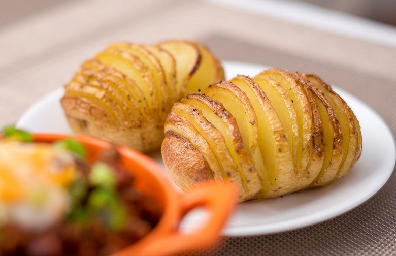 Hasselback Baked Potato