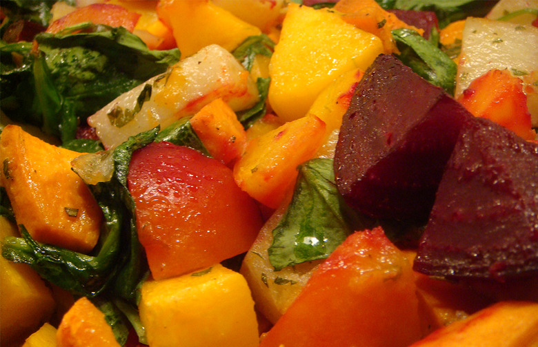 Healthy Potato, Spinach, and Pumpkin Seed Hash 