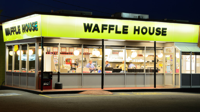 Waffle House at night