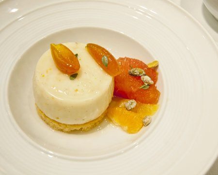 Yogurt-Orange Blossom Panna Cotta
