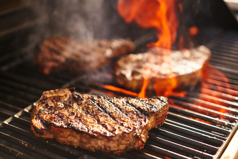 Grilled steak