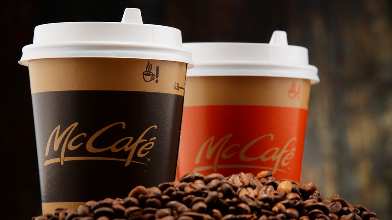 McDonald's coffee and coffee beans