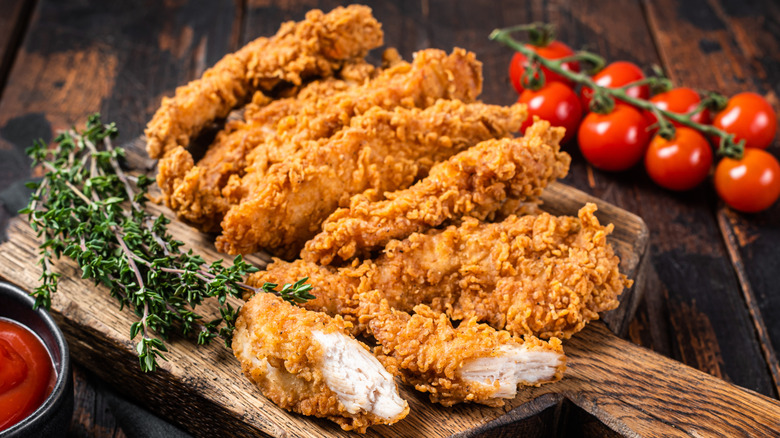 A chicken dish