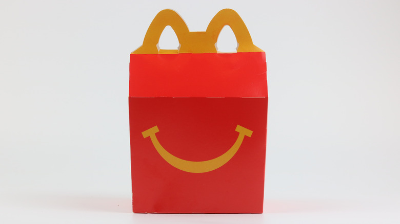 McDonald's Happy Meal box on white background