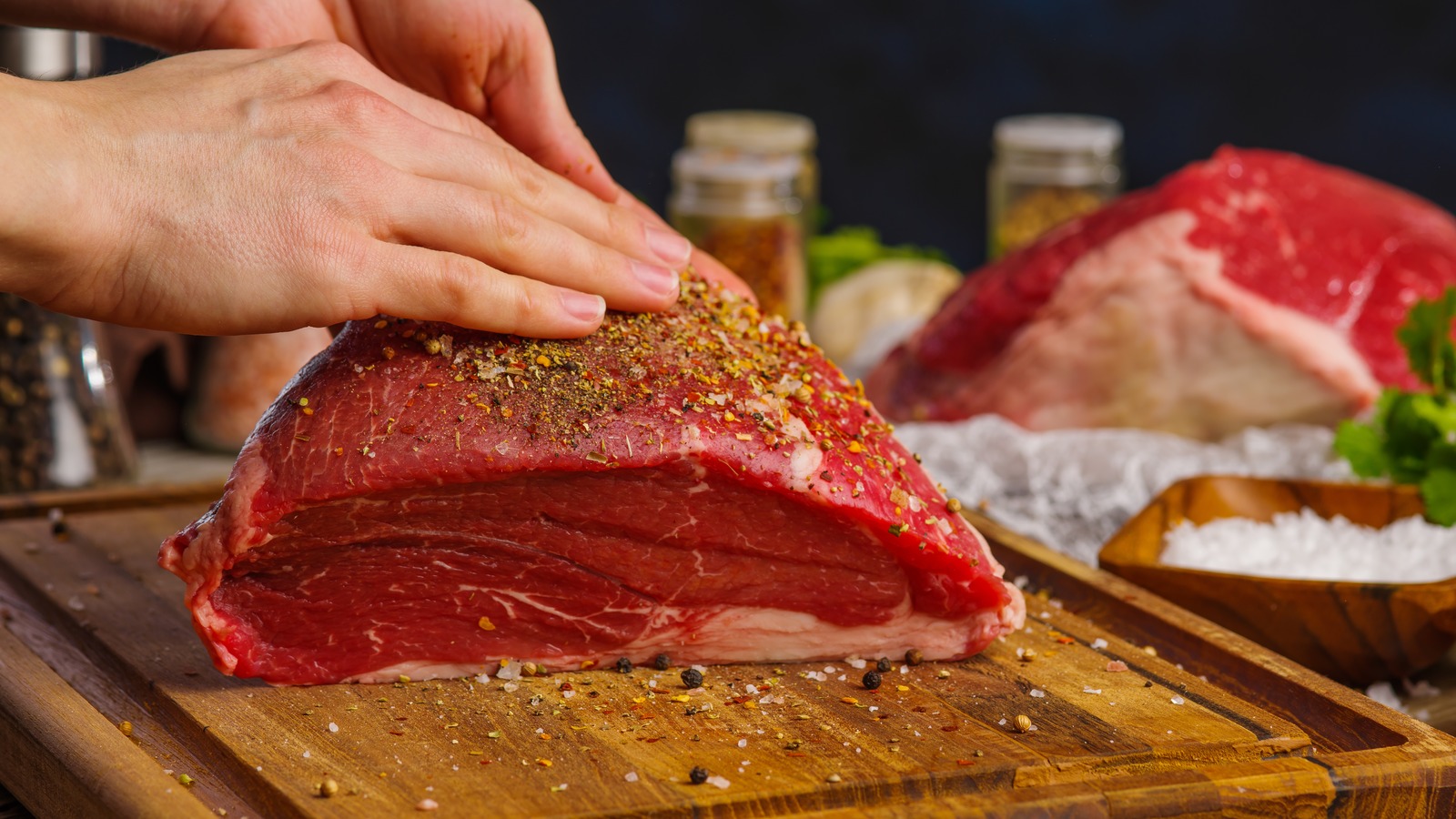 Your Steak's Spice Rub Works Way More Efficiently When Mayo Enters The Mix
