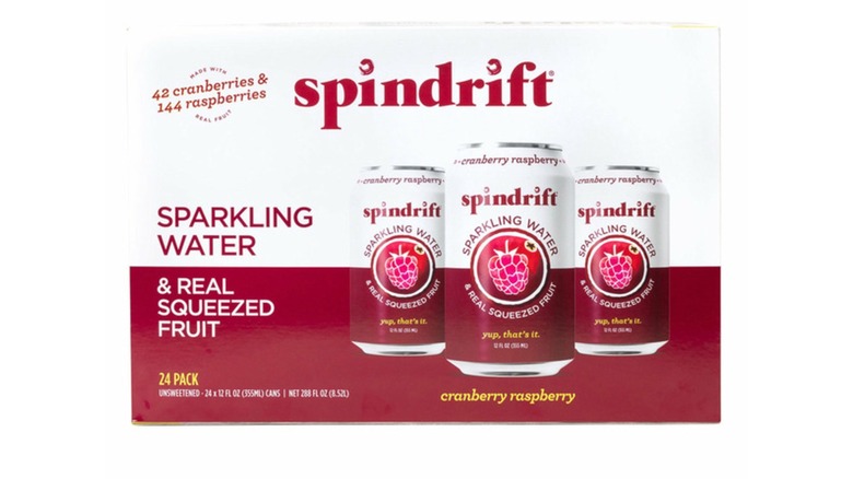 Case of Spindrift Sparkling Cranberry Raspberry