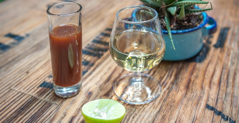 Tequila with Sangrita