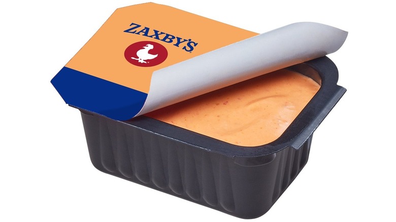 Zaxby's sauce lid curling open