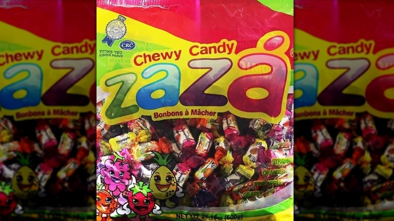 Bag of kosher Zazá chewy candy