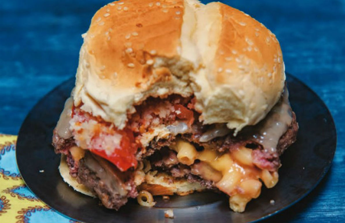 Mac and CheeseStuffed Burgers from Our 50 Best Burger Recipes for 2016