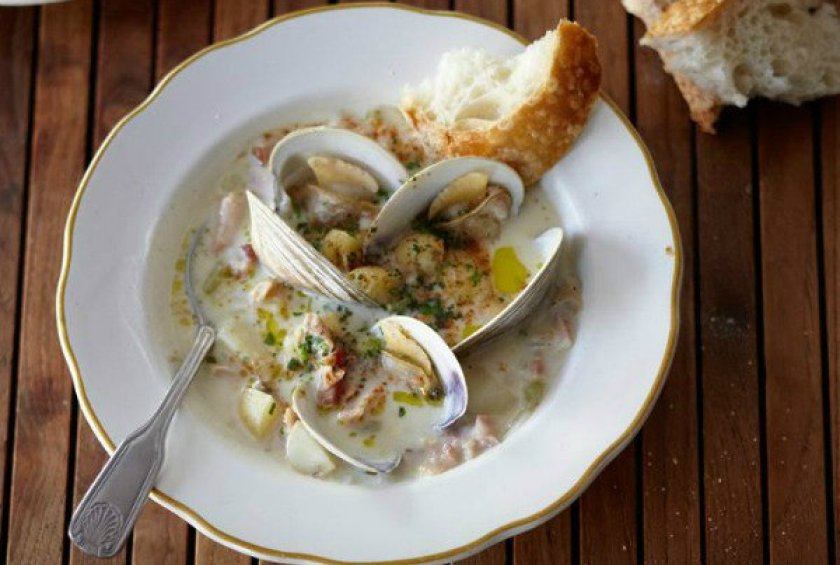 Clam Chowder from The World's 11 Best Fish Soups, Chowders, and Stews The Daily Meal