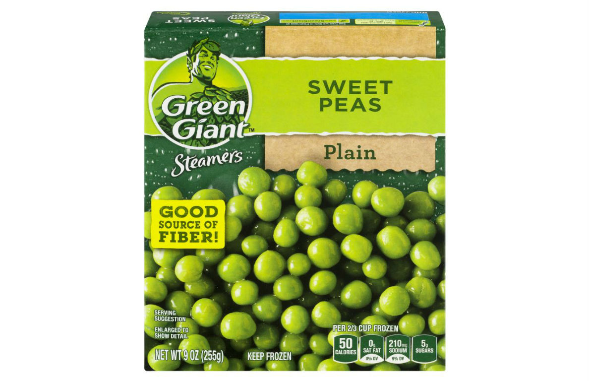 Green Giant Frozen Peas from The AllTime Frozen Food Hall of Fame