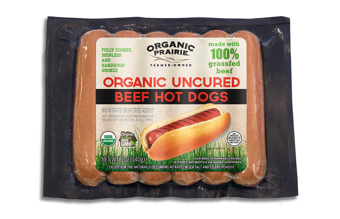 All Beef Healthiest Organic Prairie Organic Uncured Grassfed Beef Hot