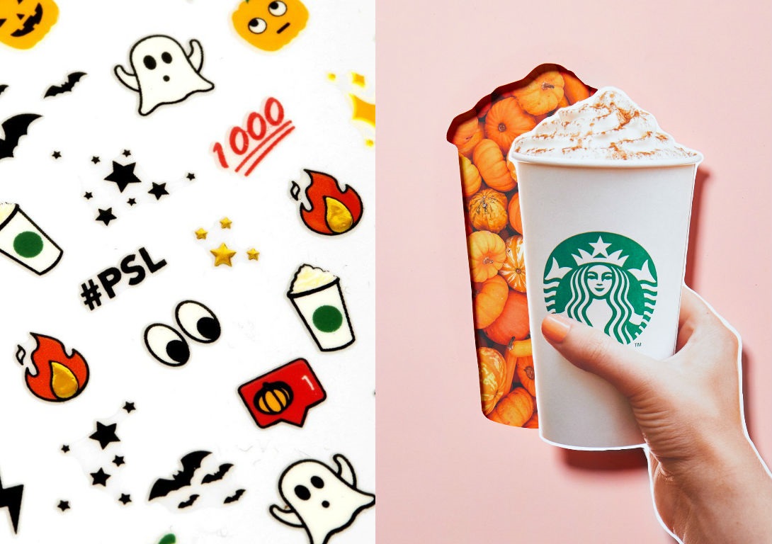 Starbucks Is Selling The Cutest Pumpkin Spice Latte Nail Decals