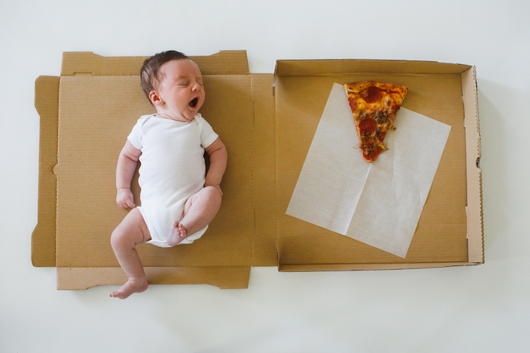 This Mom Tracked Her Baby's Growth With Pizza Slices
