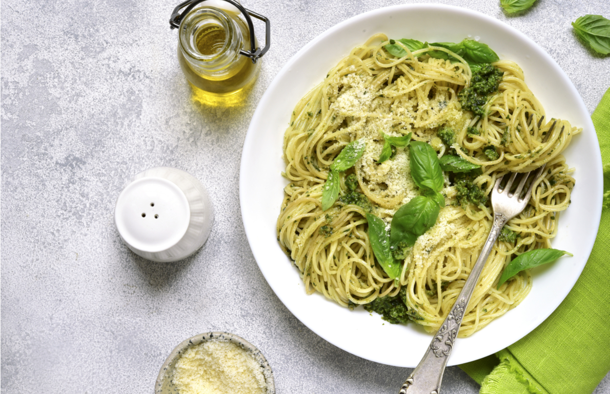 Capellini With Basil Pesto from The 16 Most Delicious Pasta Dishes Ever