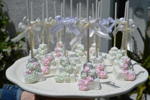 wedding cake pops