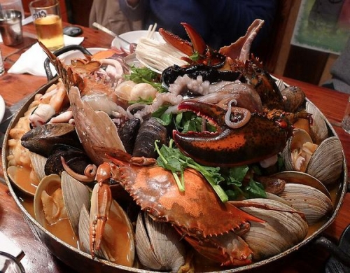 Octopus Hot Pot at Sik Gaek Octopus Hot Pot at Sik Gaek