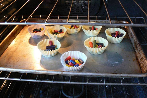 baked crayons