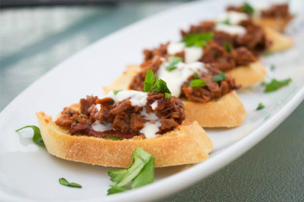 Smoked Beef Brisket Bruschetta from 9 Easy Summer 