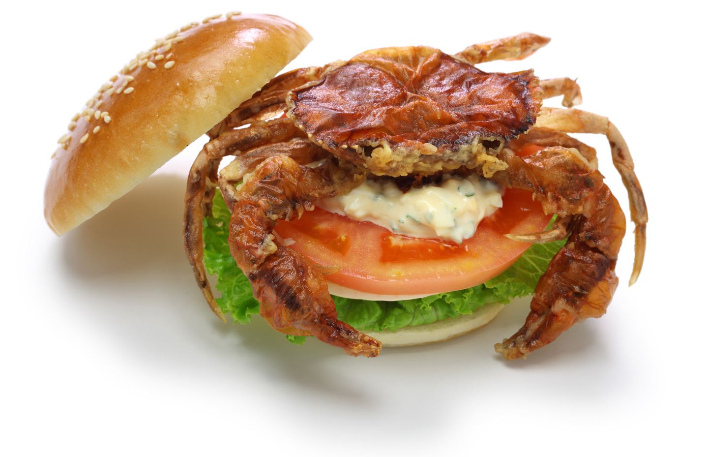 Soft Shell Crab Sandwich With Harissa Aioli Recipe By Angela Carlos.