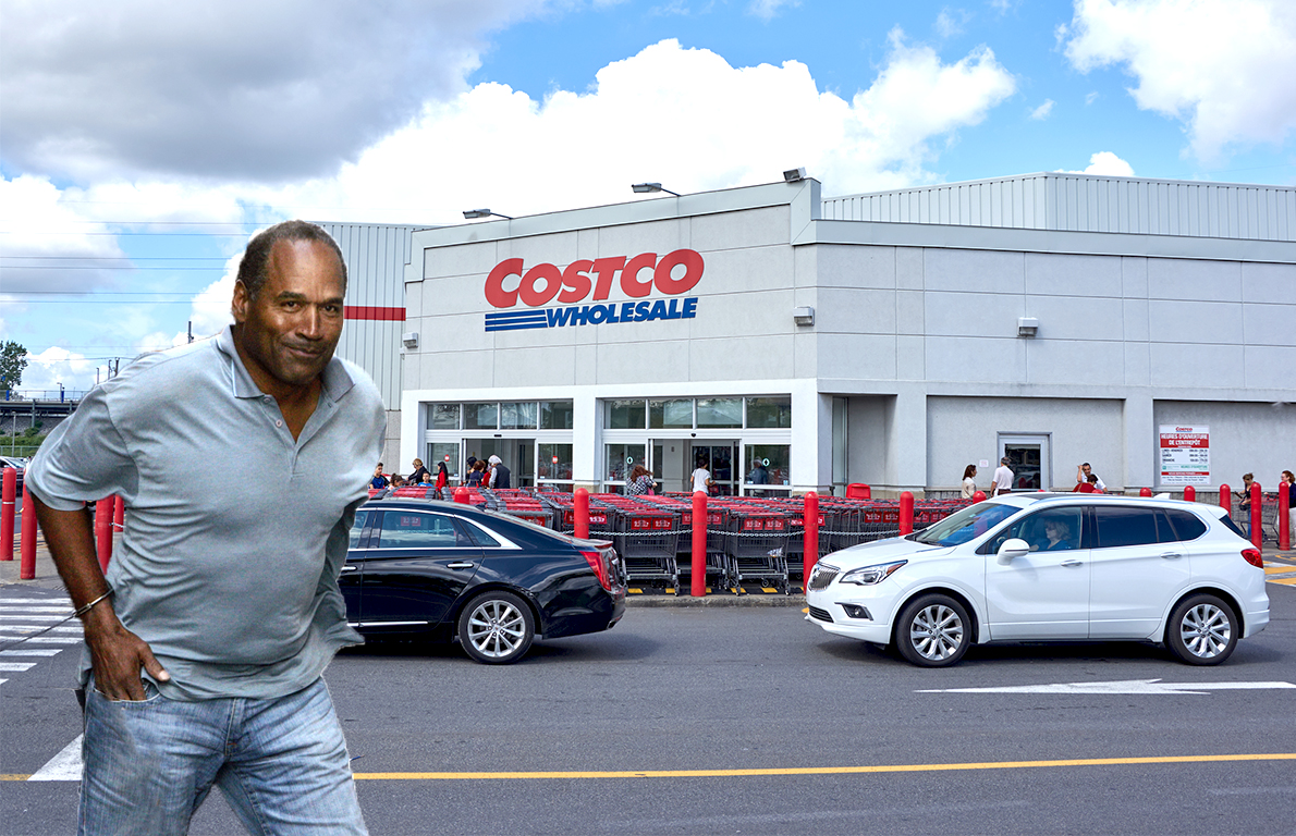 OJ Simpson Spotted Shopping at Costco